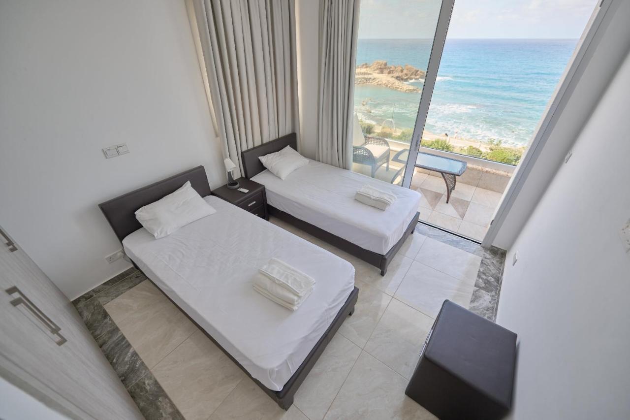 Olymp Luxury Villa D - Luxury Escape With Direct Beach Access And Unique Sunsets Paphos Ngoại thất bức ảnh