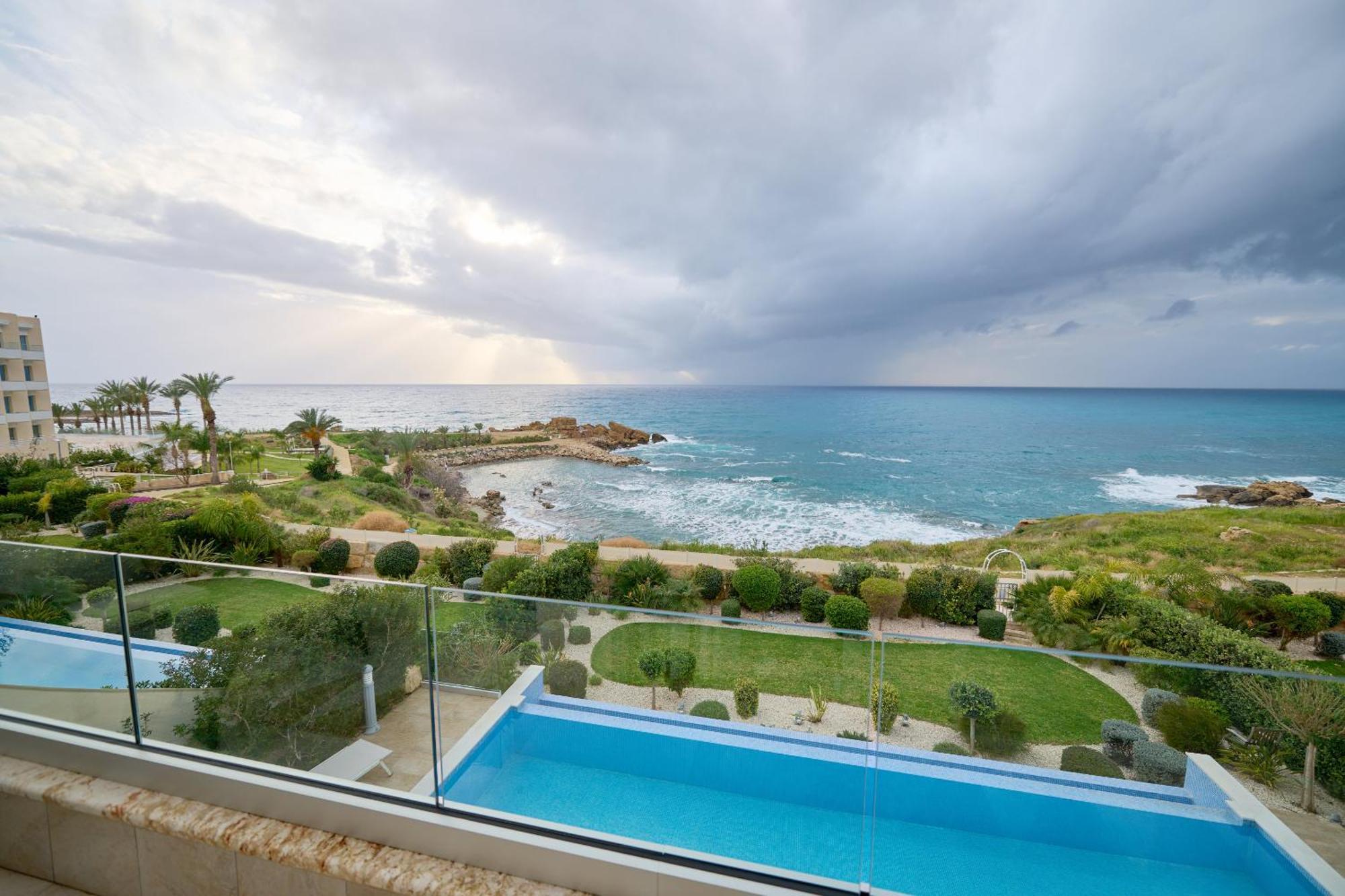 Olymp Luxury Villa D - Luxury Escape With Direct Beach Access And Unique Sunsets Paphos Ngoại thất bức ảnh