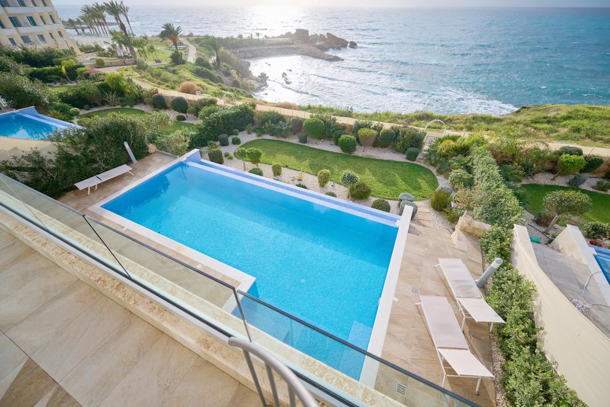 Olymp Luxury Villa D - Luxury Escape With Direct Beach Access And Unique Sunsets Paphos Ngoại thất bức ảnh