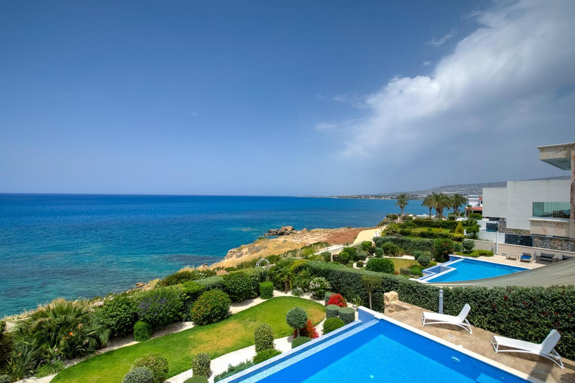 Olymp Luxury Villa D - Luxury Escape With Direct Beach Access And Unique Sunsets Paphos Ngoại thất bức ảnh