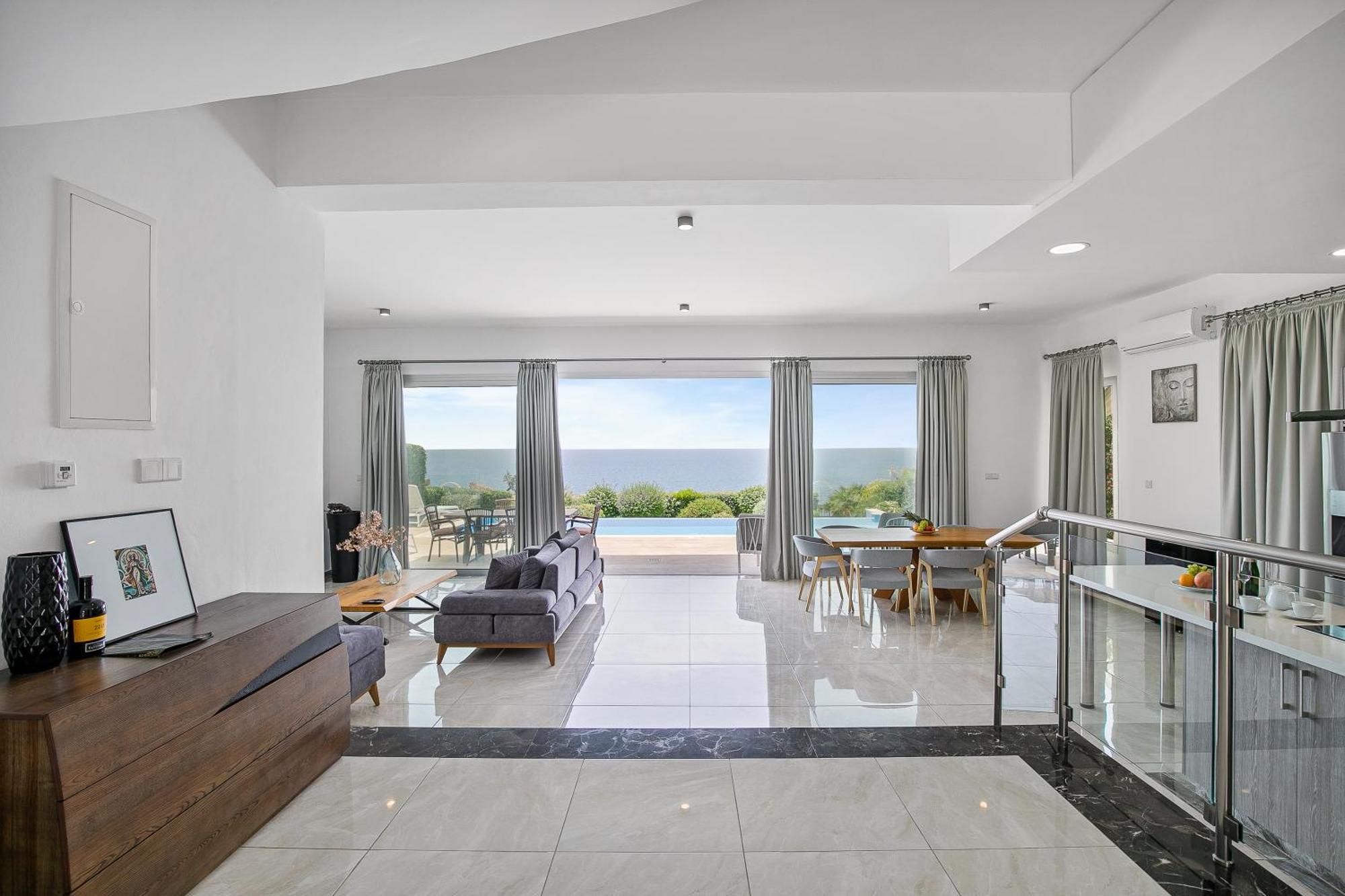 Olymp Luxury Villa D - Luxury Escape With Direct Beach Access And Unique Sunsets Paphos Ngoại thất bức ảnh